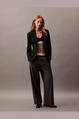 Calvin Klein Pantalon en mélange de laine tropicale