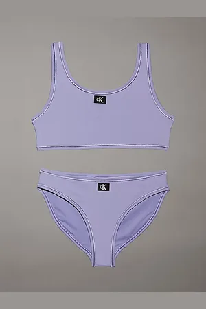 Calvin Klein Ensemble bikini brassière pour fille - CK Monogram