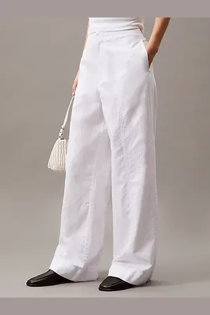 Calvin Klein Pantalon doux en coton et lin