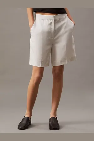 Calvin Klein Short large en lin et lyocell