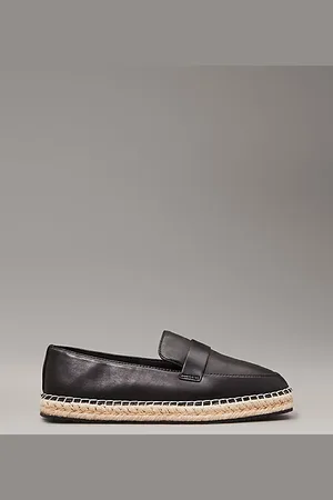 Calvin Klein Mocassins espadrilles en cuir
