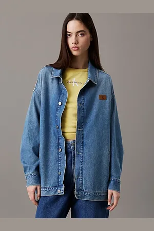 Calvin Klein Chemise veste relaxed en jean