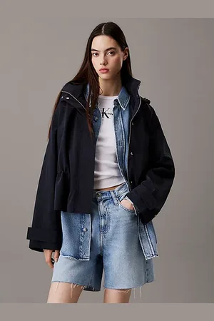 Calvin Klein Veste à capuche relaxed en nylon doux