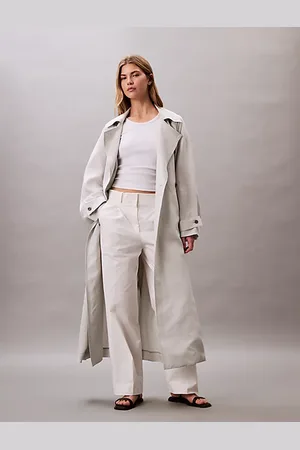 Calvin Klein Pantalon relaxed en sergé de coton