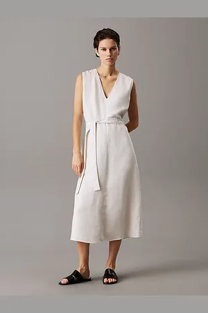 Calvin Klein Robe en lin et lyocell