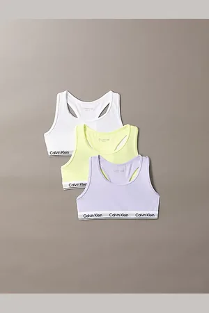 Calvin Klein Lot de 3 brassières pour fille - Icon Cotton Stretch