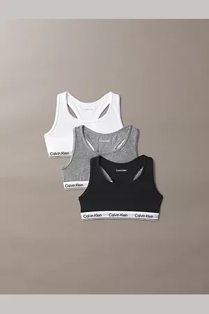 Calvin Klein Lot de 3 brassières pour fille - Icon Cotton Stretch