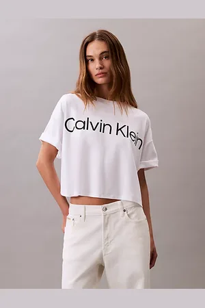 Calvin Klein T-shirt boxy court avec logo graphique