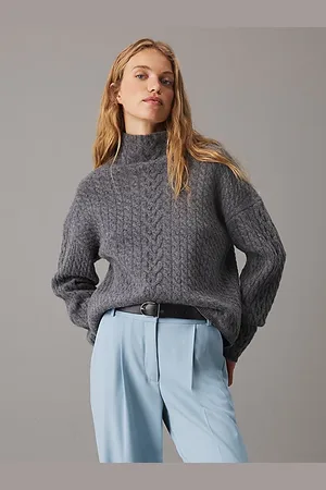 Calvin Klein Pull relaxed en maille torsadée