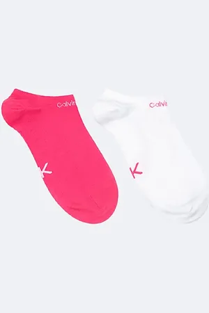 Calvin Klein Lot de 2 paires de chaussettes de cheville Performance anti-transpirantes