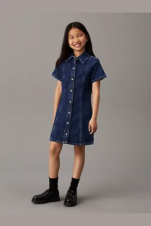 Calvin Klein Robe trapèze en jean