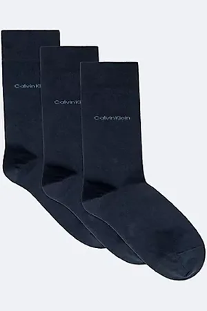 Calvin Klein Lot de 3 paires de socquettes en coton peigné doux
