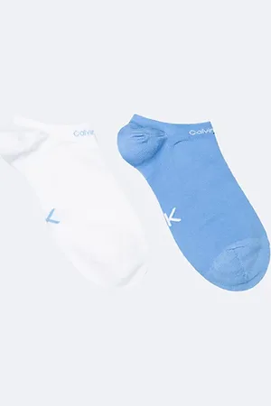 Calvin Klein Lot de 2 paires de chaussettes de cheville Performance anti-transpirantes