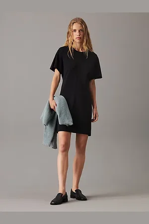 Calvin Klein Robe-tube cintrée en viscose