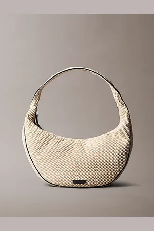 Calvin Klein Grand sac hobo en raphia