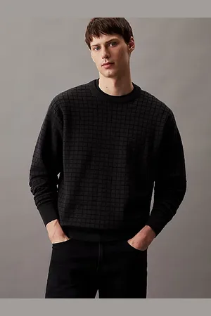 Calvin Klein Pull à carreaux texturé