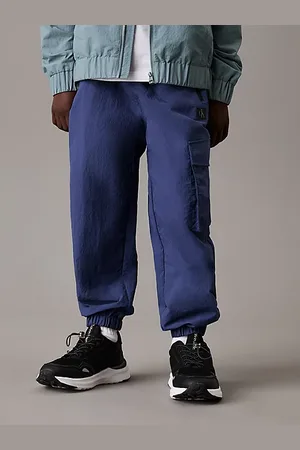 Calvin Klein Pantalon de survêtement en nylon froissé