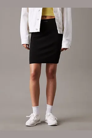 Calvin Klein Mini-jupe slim en maille élastique