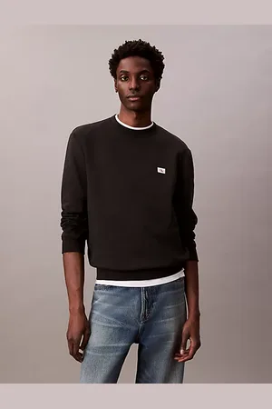 Calvin Klein Sweat en tissu éponge de coton avec insigne