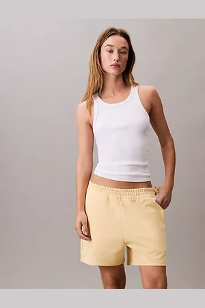 Calvin Klein Short de jogging en tissu éponge de coton