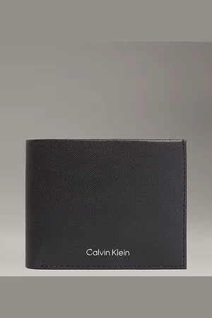 Calvin Klein Portefeuille 2 volets en cuir anti-RFID