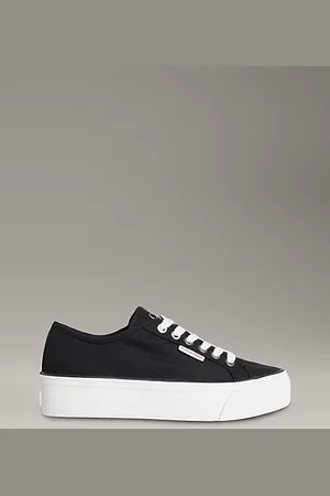 Calvin Klein Baskets compensées en toile