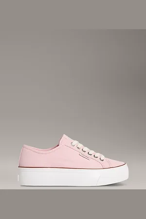 Calvin Klein Baskets compensées en toile