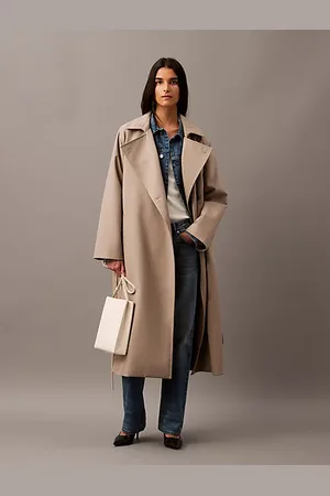 Calvin Klein Trench en sergé de laine