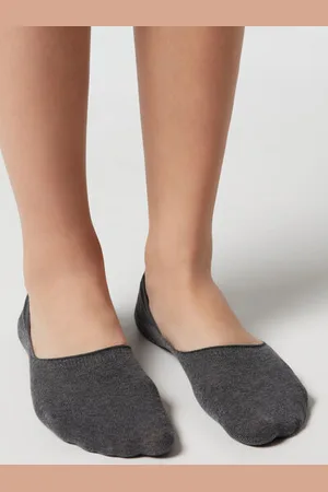 Calzedonia Chaussettes invisibles en coton Femme