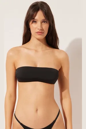 Calzedonia Bikini bandeau coupe droite à rembourrage léger Femme