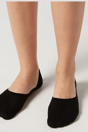 Calzedonia Chaussettes invisibles en coton Femme