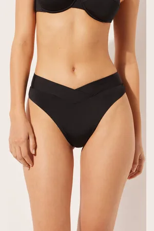 Calzedonia Bas de maillot brésilien taille haute avec coupe en V Indonesia Femme