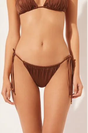 Calzedonia Bas de Maillot Brésilien à Lanières Shiny Satin Femme