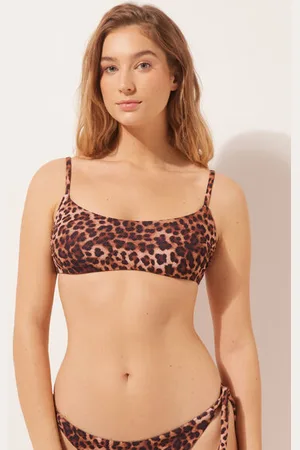 Calzedonia Haut de maillot brassière Classic Animalier Femme