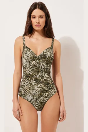 Calzedonia Maillot une pièce gainant Tropical Animalier Femme