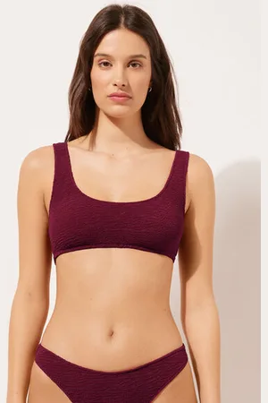 Calzedonia Haut de maillot brassière Crinkle Waves Femme