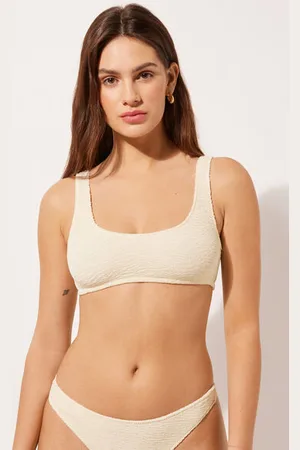 Calzedonia Haut de maillot brassière Crinkle Waves Femme