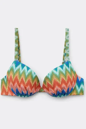 Calzedonia Haut de maillot super push-up Elegant Chevron Femme