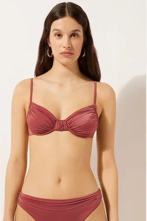 Calzedonia Haut de Maillot Balconnet Shiny Satin Femme