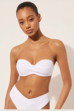 Calzedonia Bikini bandeau croisé à rembourrage léger Femme