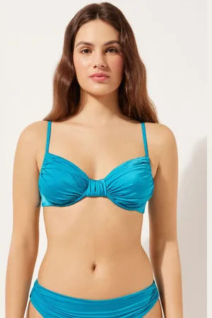 Calzedonia Haut de Maillot Balconnet Shiny Satin Femme