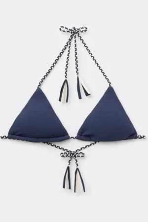 Calzedonia Haut de Maillot Triangle Crinkle Twist Femme