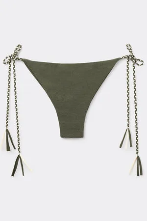 Calzedonia Bas de maillot brésilien à lanières Crinkle Twist Femme