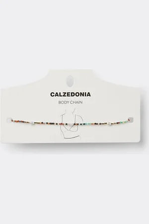 Calzedonia Chaîne de corps avec pierres et perles Femme