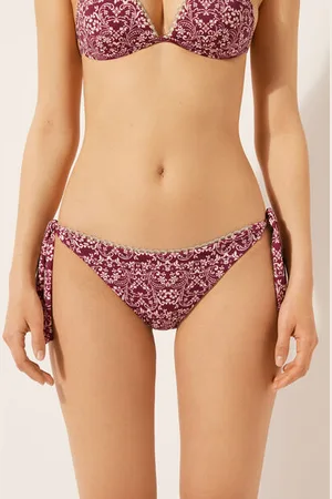 Calzedonia Bas de maillot Botanic Bordeaux Femme