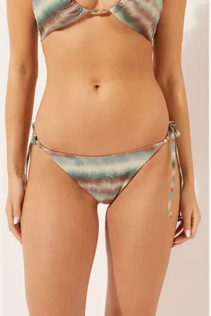 Calzedonia Bas de maillot brésilien à lanières Glittery Tie-Dye Femme