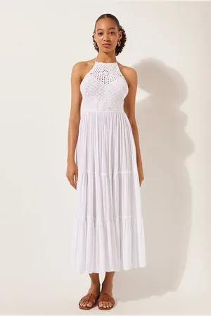 Calzedonia Robe longue avec bustier en crochet Femme
