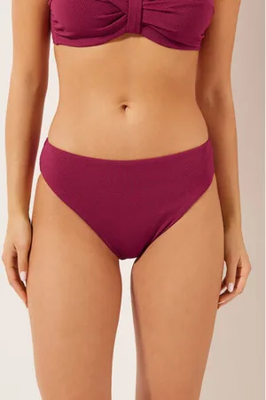 Calzedonia Bas de maillot brésilien taille haute Classy Piquet Femme