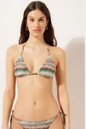 Calzedonia Haut de maillot triangle Glittery Tie-Dye Femme
