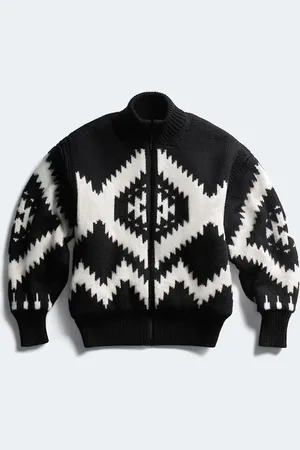 Canada Goose Snow Goose par Pull Zenith (Hommes, Black/Cream, P)